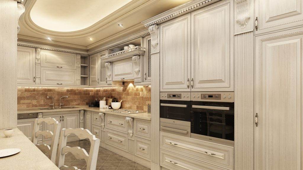نمونه ای زیبا از طراحی کابینت آشپزخانه